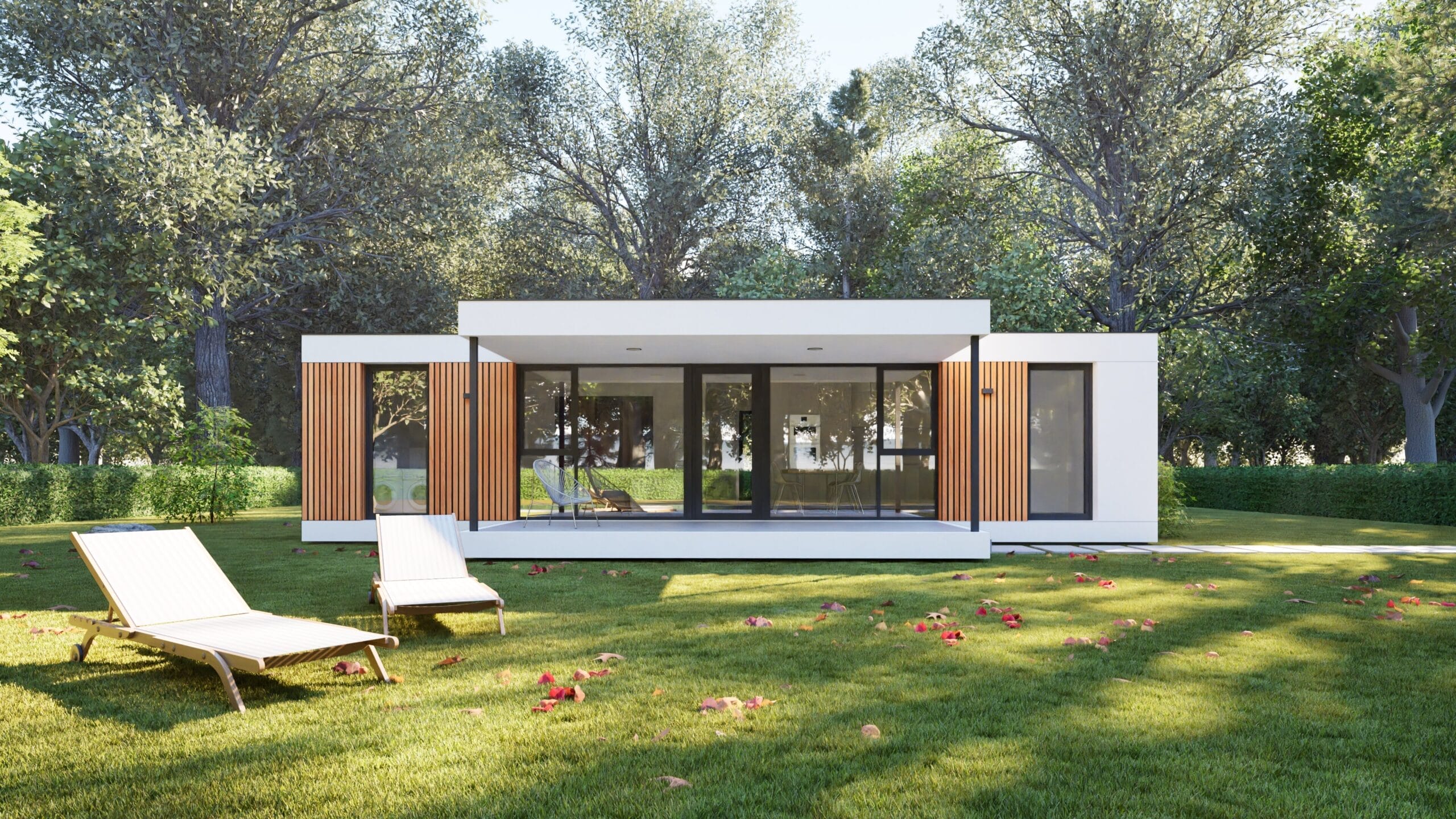 modelo casa modular 120 metros
