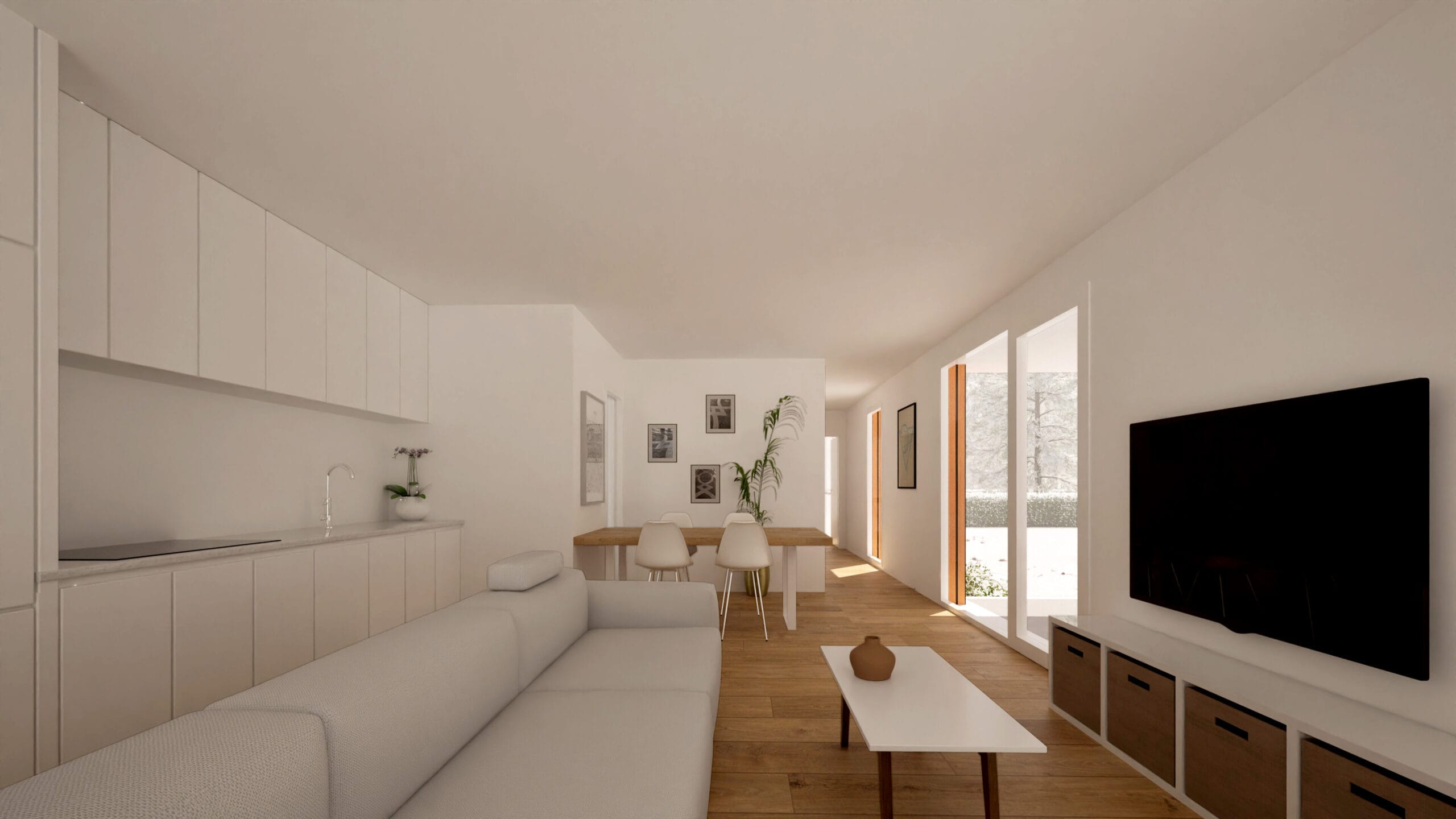 salón casa modular 70 m