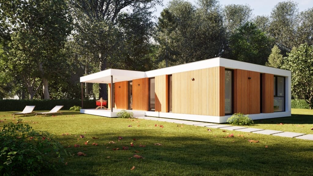 90-1-2 vivienda modular 90m² con terraza