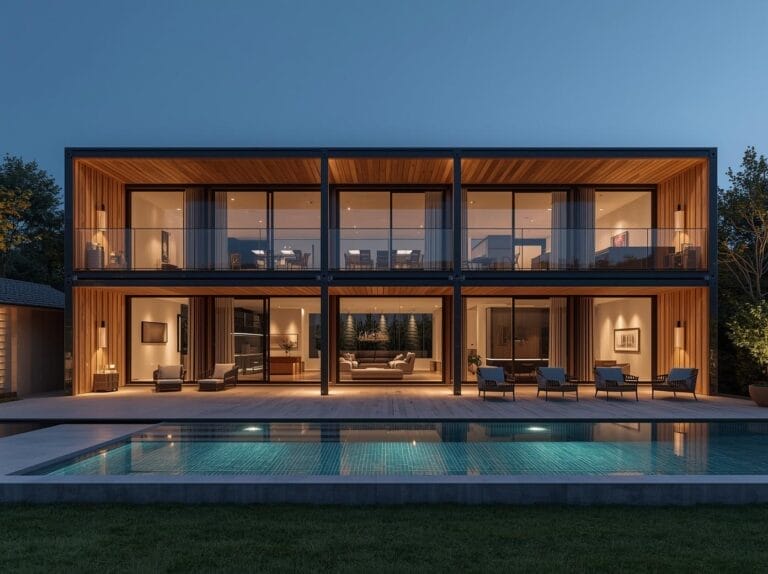 Casas prefabricadas de lujo: mansiones modulares fabricadas con contenedores reformados
