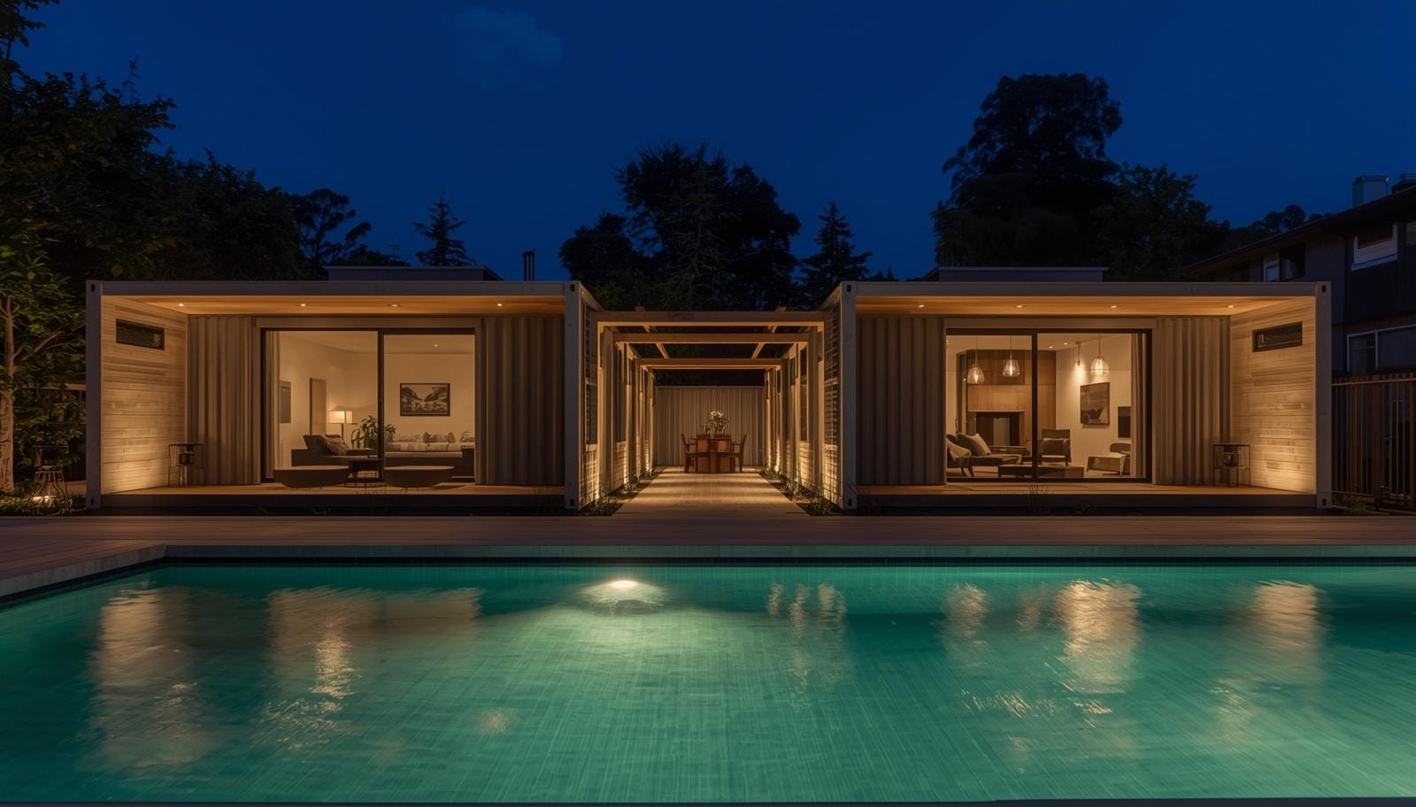 chalets con contenedores reformados