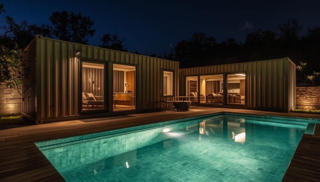 chalet con contenedores España venta